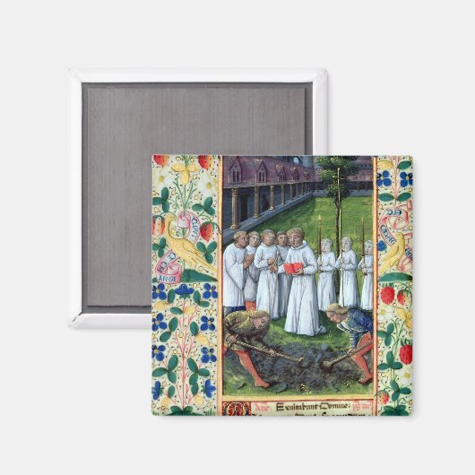 Een begrafenis magneet (Voorkant / Achterkant)