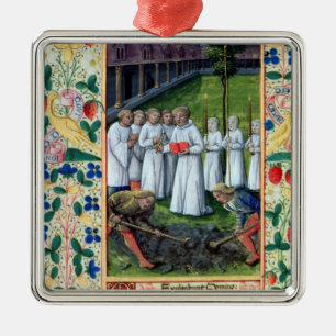 Een begrafenis metalen ornament