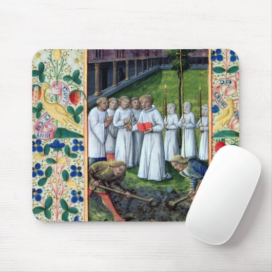 Een begrafenis muismat (Met muis)