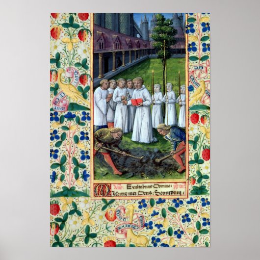 Een begrafenis poster (Voorkant)