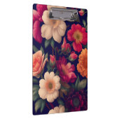 Een behang met een bloemmotief klembord (Rechts)