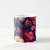 Een behang met een bloemmotief koffiemok (Center)