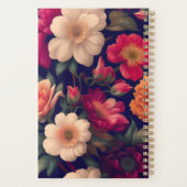 Een behang met een bloemmotief planner (Achterkant)