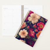 Een behang met een bloemmotief planner (Display)