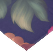 Een behang met een bloemmotief tafelkleed (Gekanteld)