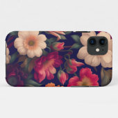 Een behang met een bloempatroon Case-Mate iPhone case (Achterkant (horizontaal))