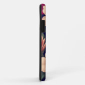 Een behang met een bloempatroon Case-Mate iPhone case (Achterkant/rechts)