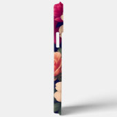 Een behang met een bloempatroon Case-Mate iPhone case (Achterkant / Rechts)