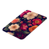 Een behang met een bloempatroon magneet (Linkerzijde)