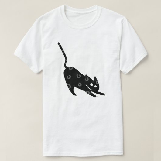 een behendige kat t-shirt (Design voorkant)