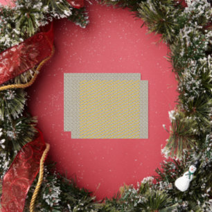 Een beige achtergrond met een patroon van kleine v folie feestdagen briefkaart