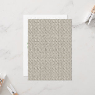 Een beige achtergrond met een patroon van kleine v kaart