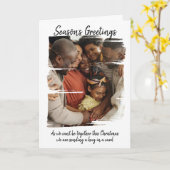 Een bek in een Kaart 2020 Kerstmis (Gele Bloem)