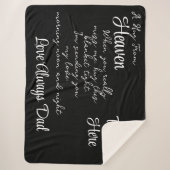 Een bek uit Heaven Sherpa Blanket Sherpa Deken (Voorkant)