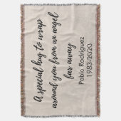 Een bek van een engel-beugel deken (Voorkant Verticaal)