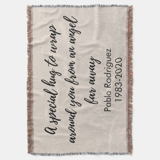 Een bek van een engel-beugel deken (Voorkant Verticaal)