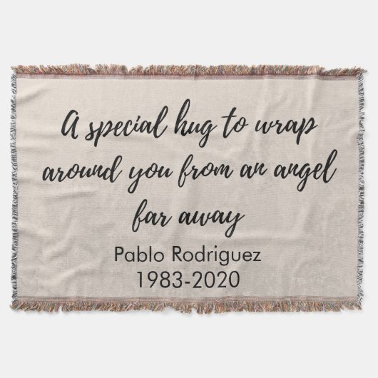 Een bek van een engel-beugel deken (Voorkant)