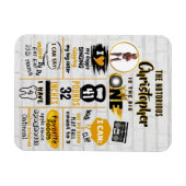 Een bekende 'One Hip Hop Milestone' foto van 1 sep Magneet (Horizontaal)