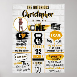 Een bekende 'One Hip Hop Milestone' foto van 1 sep Poster