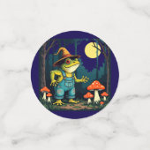 Een bekende paddenheks die 's nachts foerageert confetti (Kleine voorkant)