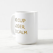 Eén Beker Dichter bij Rust Koffiemok (Voorkant links)