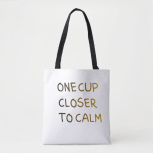 Eén Beker Dichter bij Rust Tote Bag