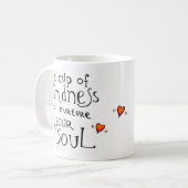 Een beker Kindness Koffiemok (Voorkant links)