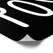 Een beker met positieve thee poster (Hoek)