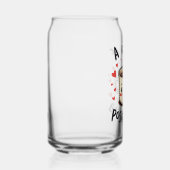 Een Beker Positivi-Thee Grappige Lieve Thee Liefhe Blikvorm Glas (Links)