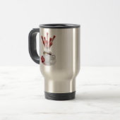 Een beker van de warme liefde reisbeker (Voorkant links)