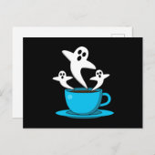 Een beker van een keukenkoffie briefkaart (Voorkant / Achterkant)