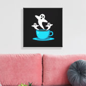 Een beker van een keukenkoffie canvas afdruk (Insitu (Woonkamer))
