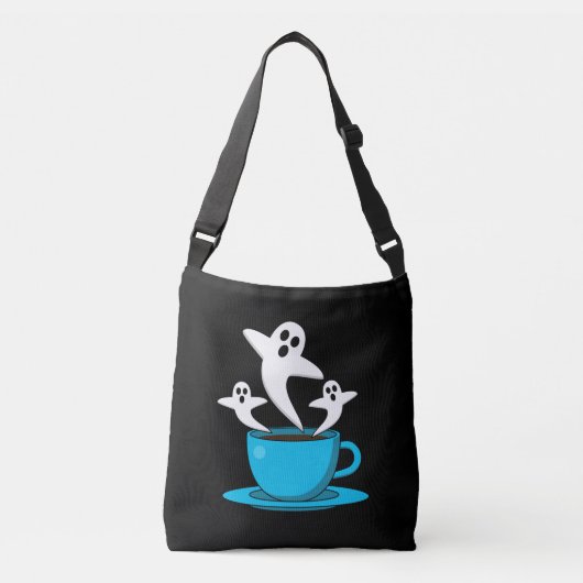 Een beker van een keukenkoffie crossbody tas (Voorkant)