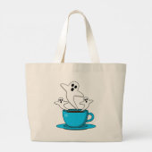 Een beker van een keukenkoffie grote tote bag (Achterkant)