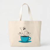 Een beker van een keukenkoffie grote tote bag (Voorkant)