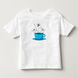Een beker van een keukenkoffie kinder shirts