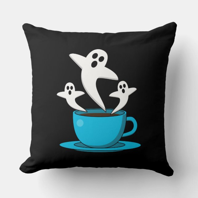 Een beker van een keukenkoffie kussen (Voorkant)