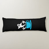 Een beker van een keukenkoffie lichaamskussen (Achterkant)