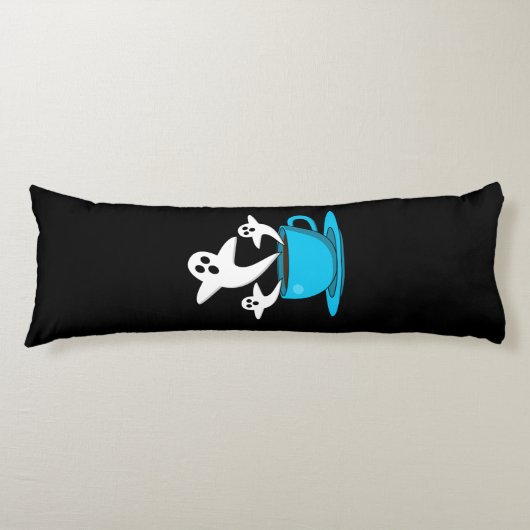 Een beker van een keukenkoffie lichaamskussen (Voorkant)