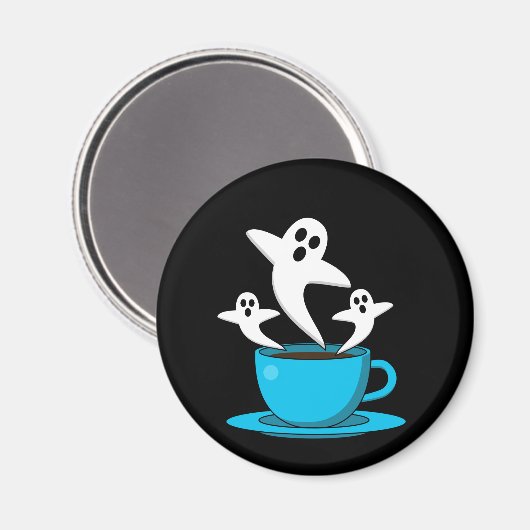 Een beker van een keukenkoffie magneet (Voorkant / Achterkant)