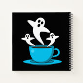 Een beker van een keukenkoffie notitieboek (Achterkant)