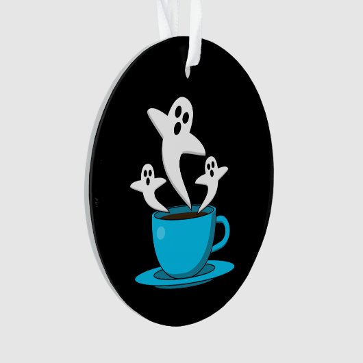 Een beker van een keukenkoffie ornament (voorkant)