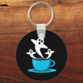 Een beker van een keukenkoffie sleutelhanger (Voorkant)
