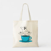 Een beker van een keukenkoffie tote bag (Achterkant)