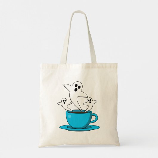 Een beker van een keukenkoffie tote bag (Achterkant)