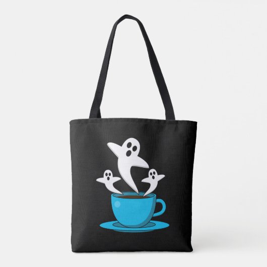 Een beker van een keukenkoffie tote bag (Achterkant)