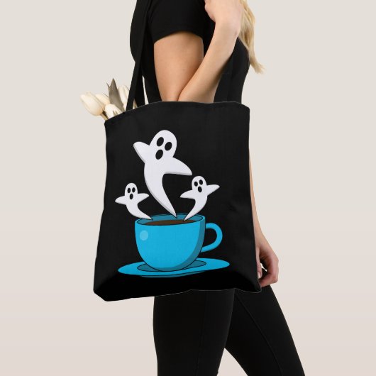 Een beker van een keukenkoffie tote bag (Dichtbij)