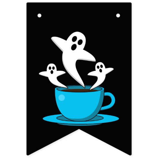 Een beker van een keukenkoffie vlaggetjes (Tweede vlag)