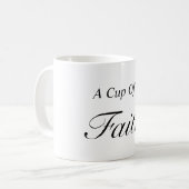 Een beker van het geloof mok geschenk (Voorkant links)