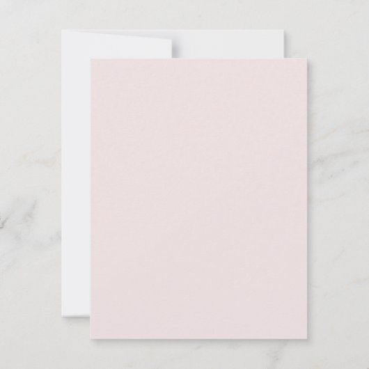 Een beker van thee voor Moederdag-roze platte Kaar (Achterkant)